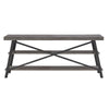 Rustic X-Base 60-inch TV Stand - Grey Finish