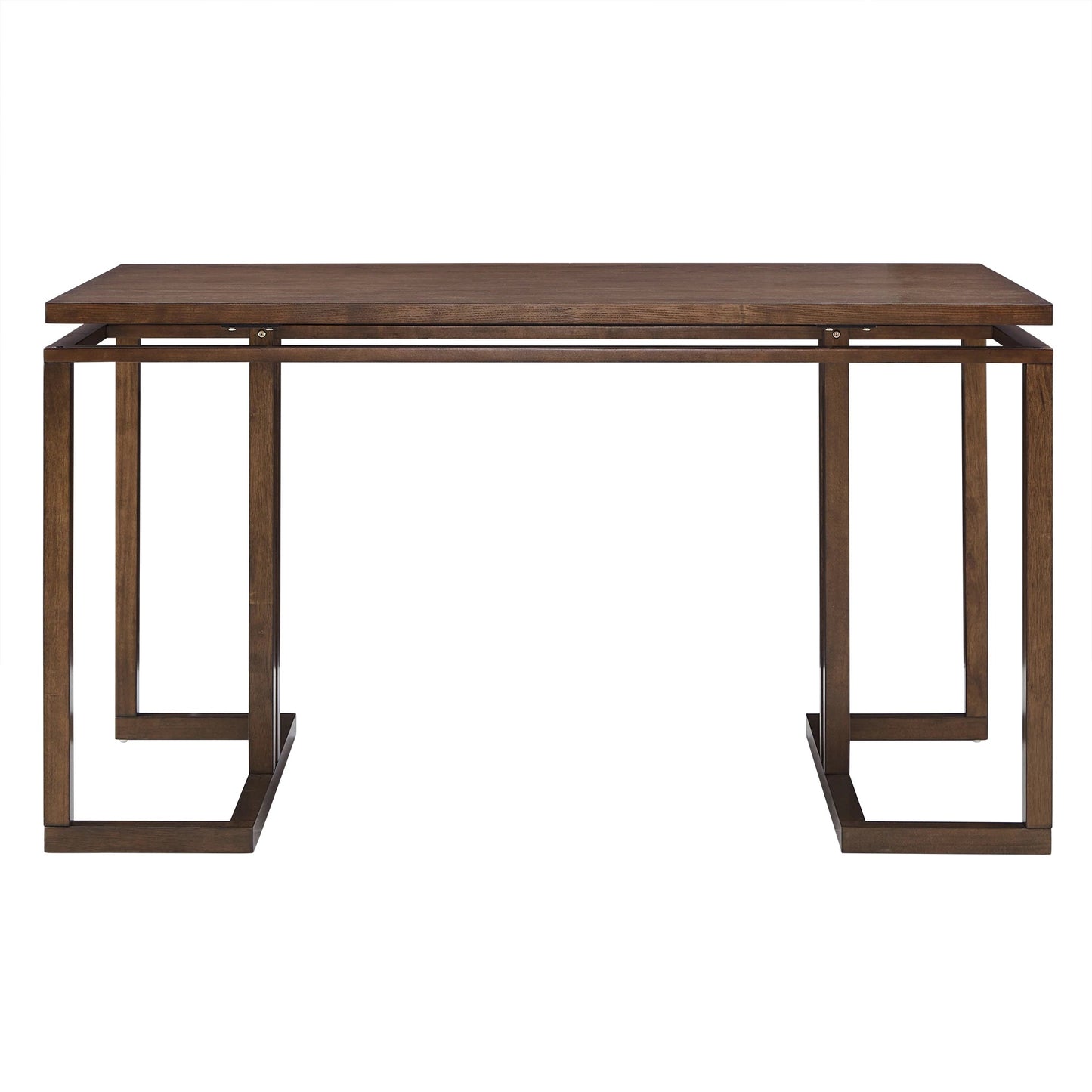 Rectangular Counter Height Dining Table - With Two Wine Cabinets