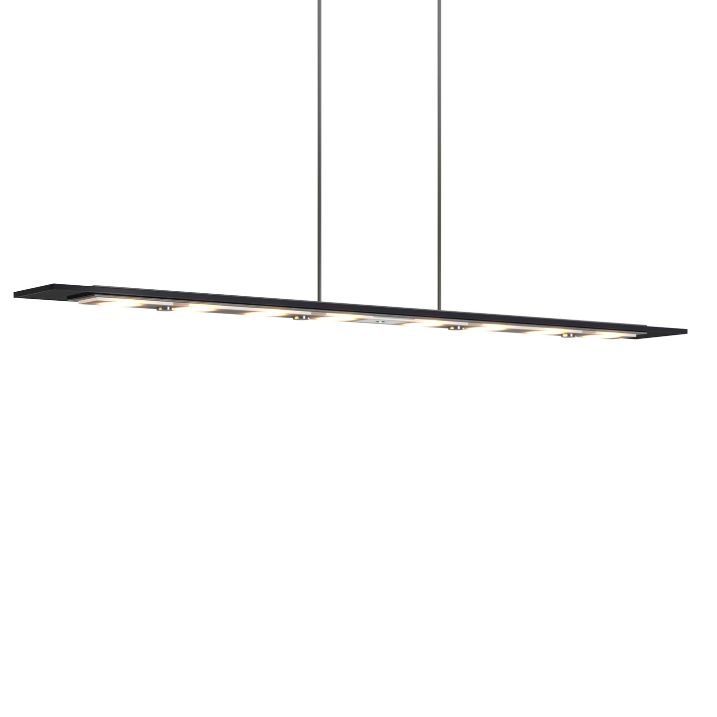 Modern Light Rods LED Pendant - Black Finish