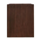 Two-Tone Rectangular End Table with USB Port - Walnut Finish