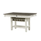 60" Wide Counter Height Table - Antique white - Antique white