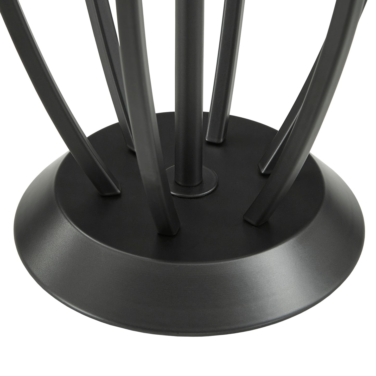Matte Black Finish Modern 1-light Table Lamp