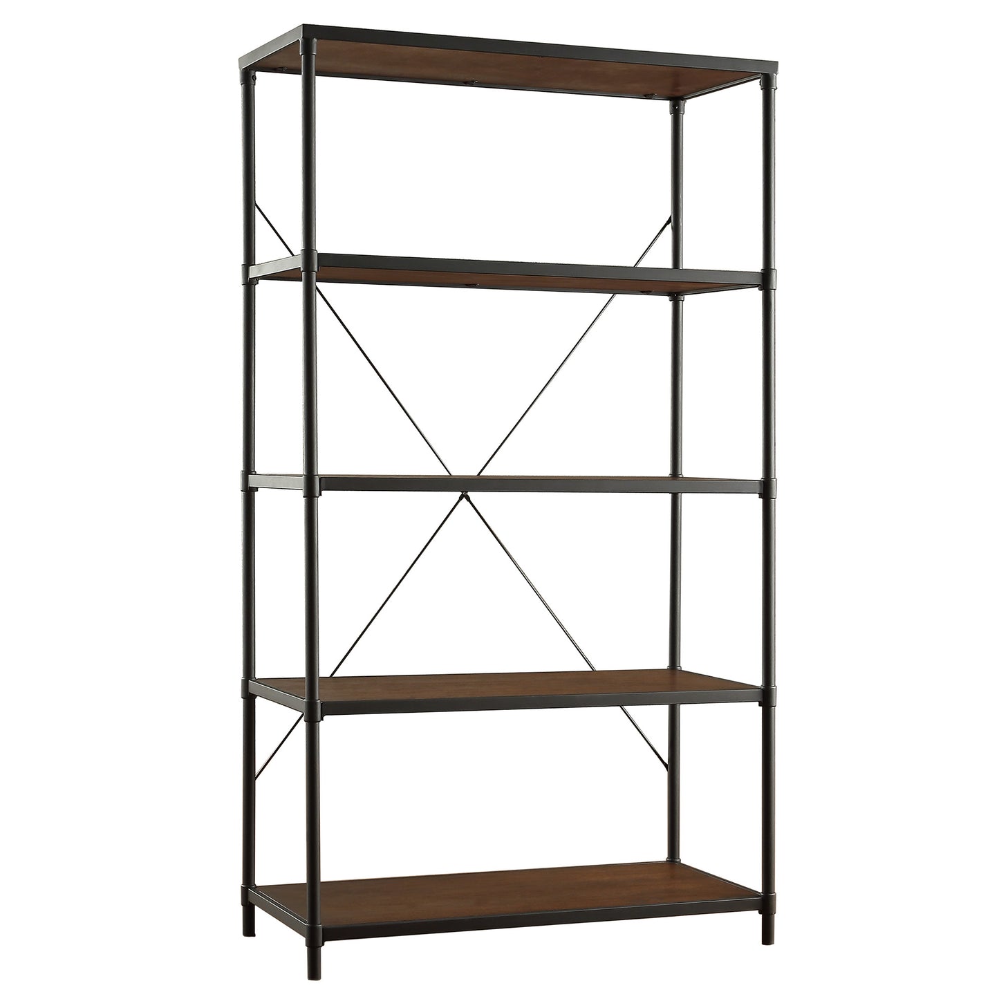 Industrial Rustic Pipe Frame Bookcase