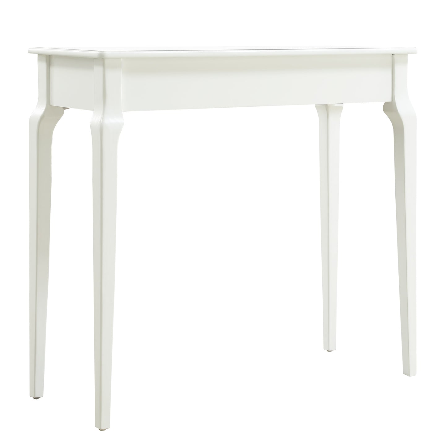 1-Drawer Wood Accent Console Sofa Table - White
