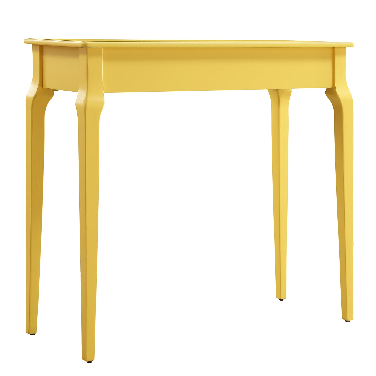 1-Drawer Wood Accent Console Sofa Table - Yellow