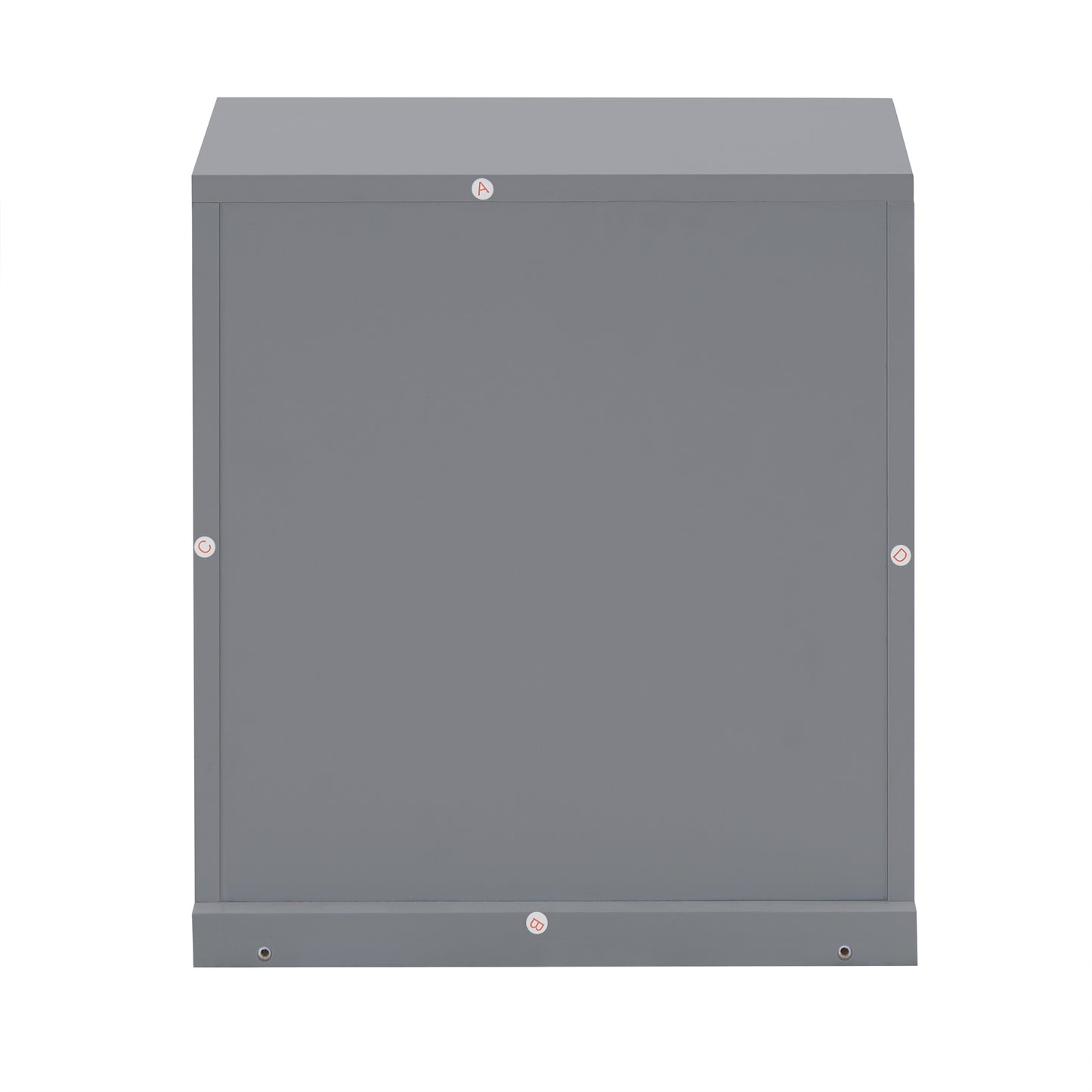 Modular Stacking Storage Bins - Frost Grey, 1 Box with Drawer