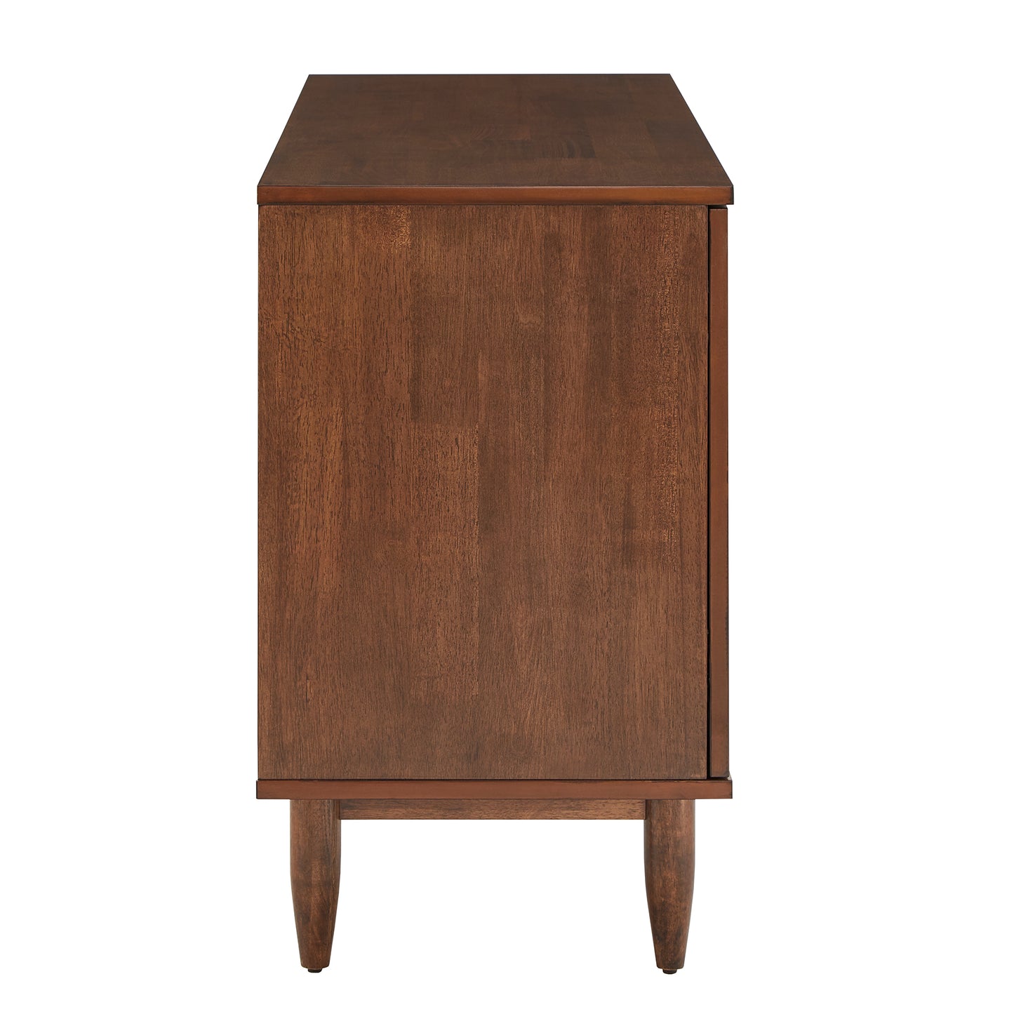 Mid-Century Wood 2-Door and 3-Drawer Server - Brown Finish