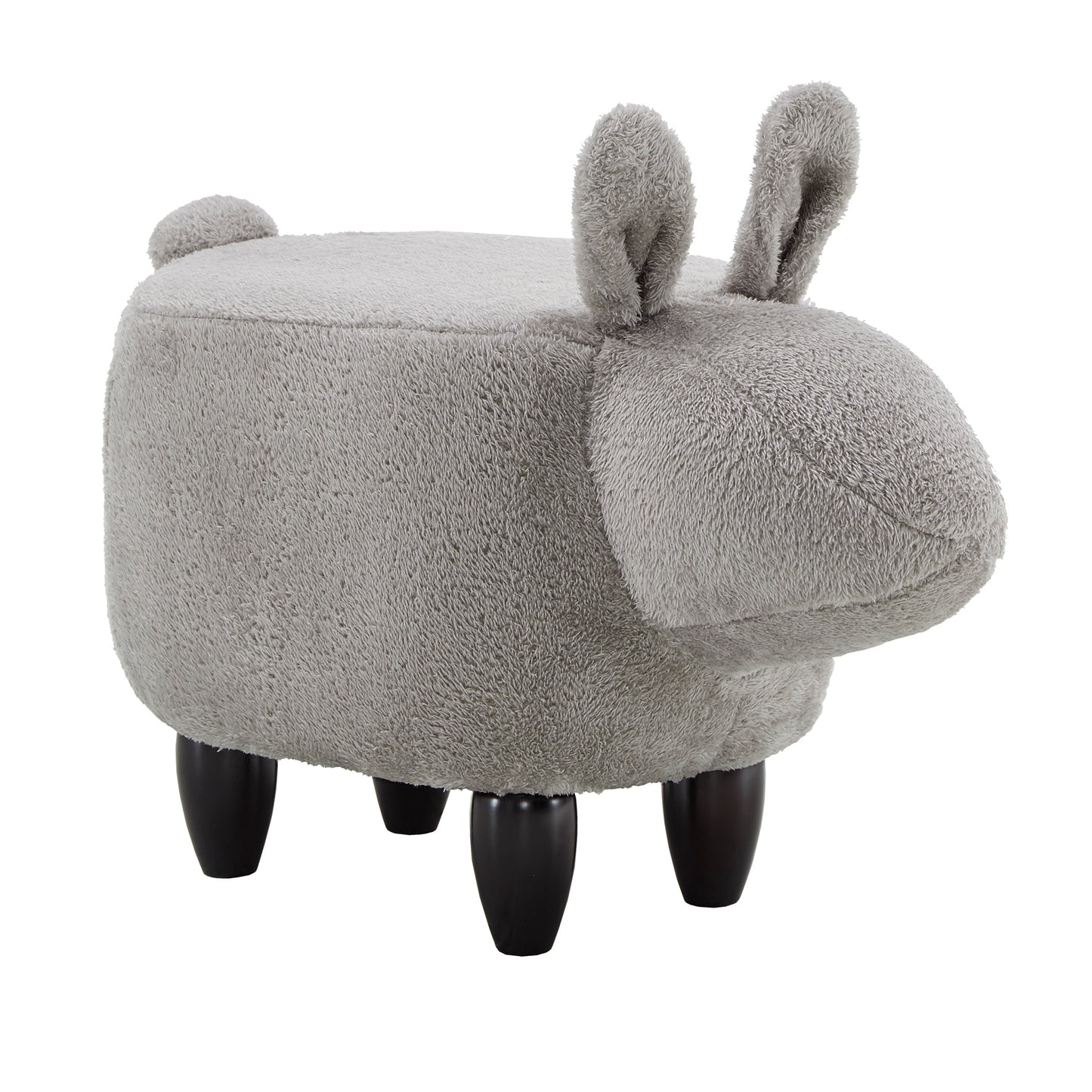 Animal Ottoman - Grey Rabbit