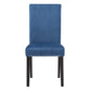 Nailhead Velvet Upholstered Chairs (Set of 2) - Side Dining Chair, Blue