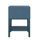 1-Drawer Side Table - Blue Steel