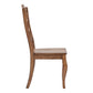 French Ladder Back Wood Dining Chairs (Set of 2) - Oak