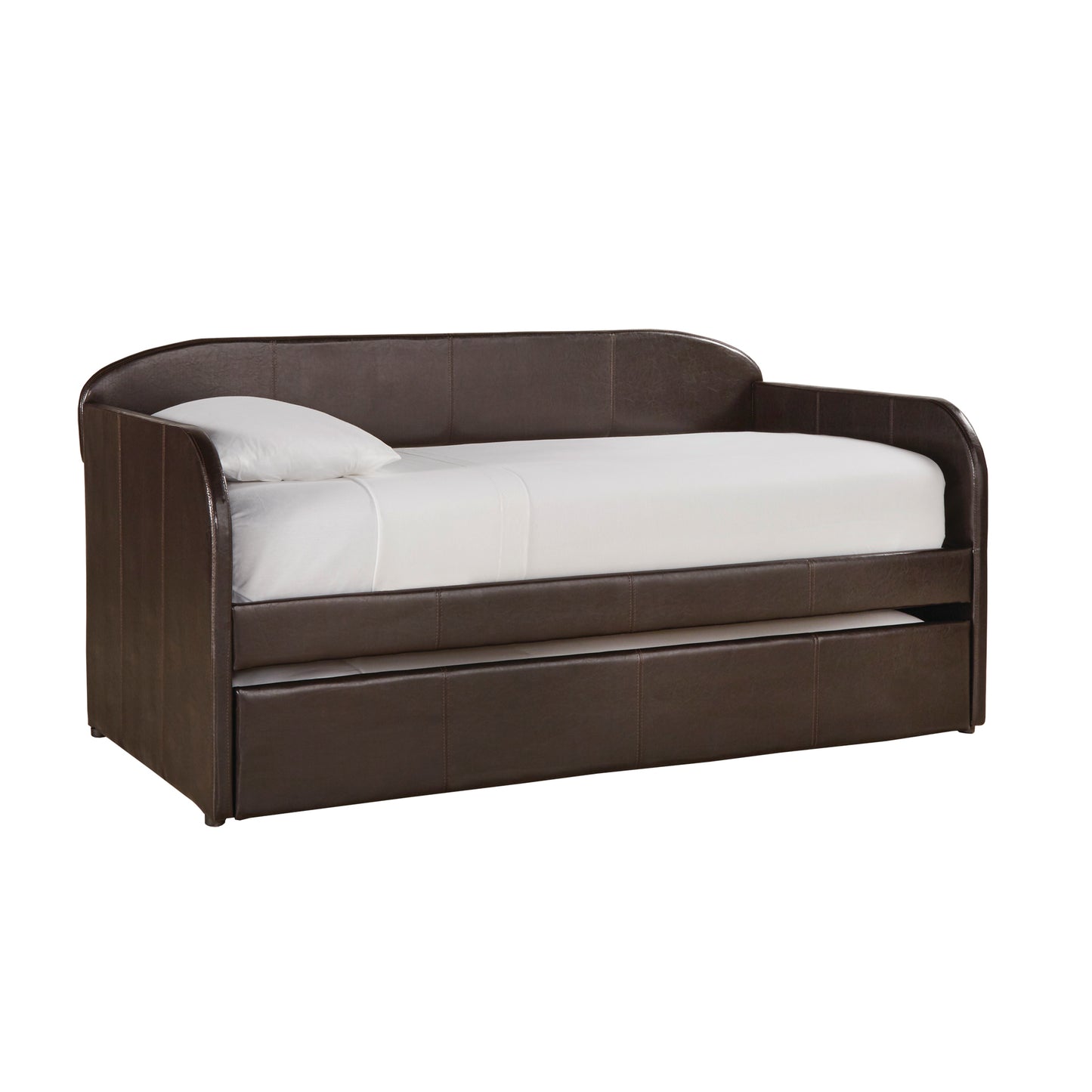 Daybed with Trundle - Faux Leather - Faux Leather