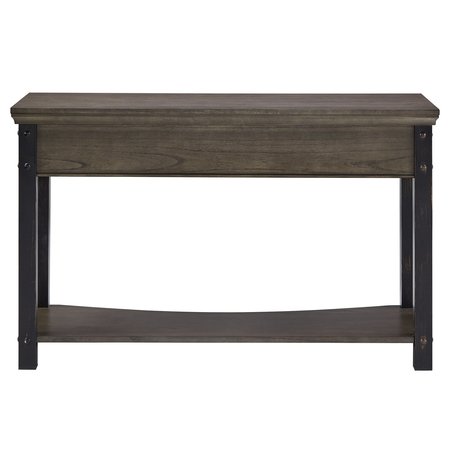 Wood Finish Sofa Table - Antique Grey