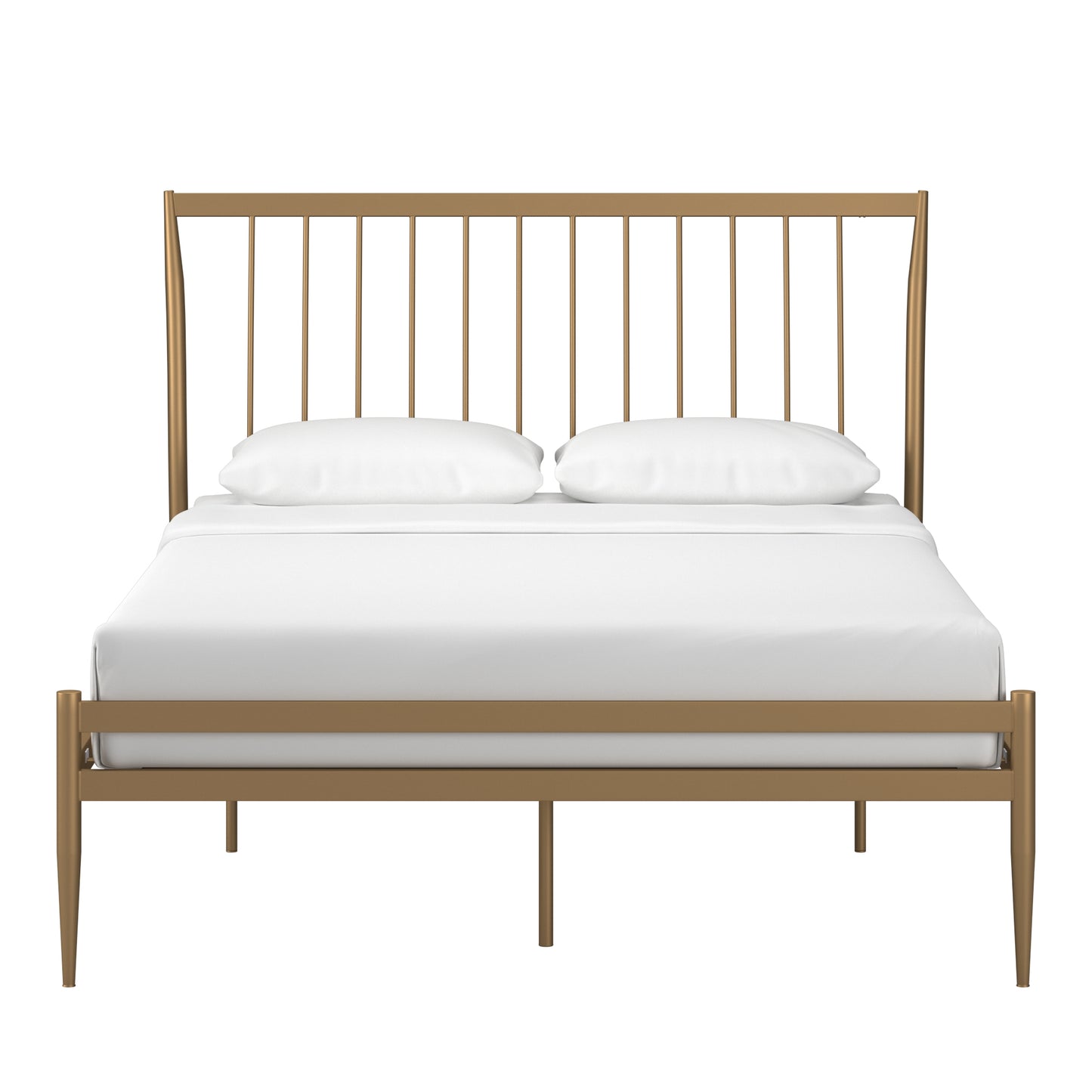 Gold Finish Metal Bed - Full (Full Size)
