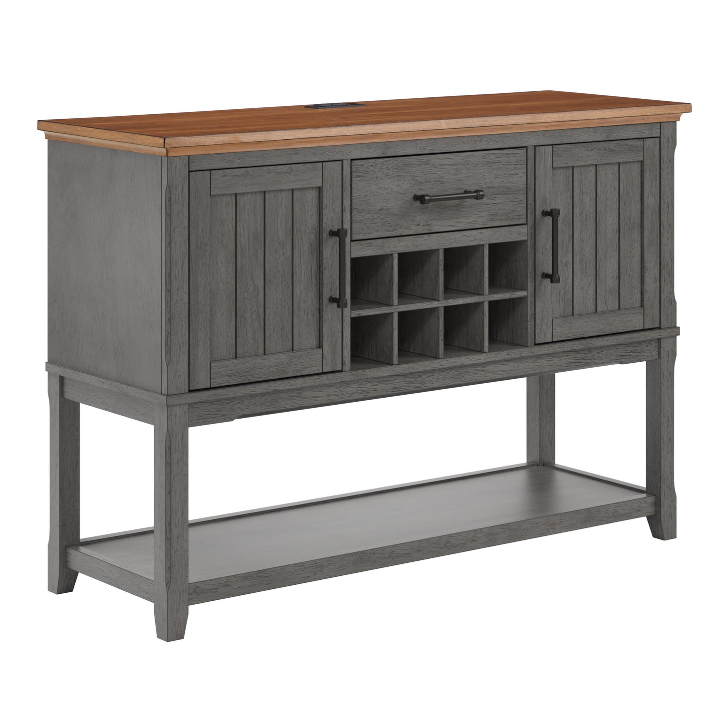 51" Wide Dining Hutch with Power Outlets