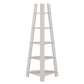Corner Ladder Bookcase - White