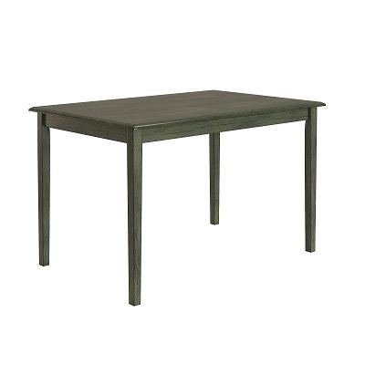 48-inch Rectangular Dining Table - Pewter Green