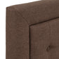 Tufted Linen Headboard Storage Platform Bed - Full Size (Full Size)