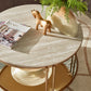 Champagne Gold Finish Tables - End Table and Coffee Table Set