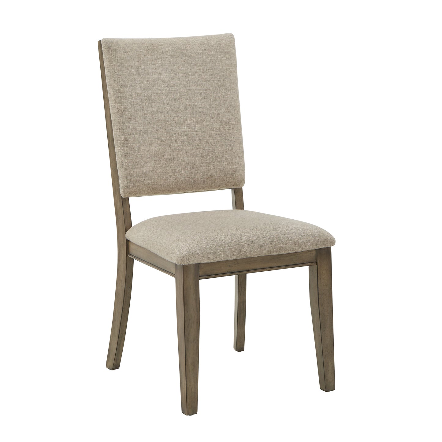 Antique Beige Fabric Dining Chairs (Set of 2)