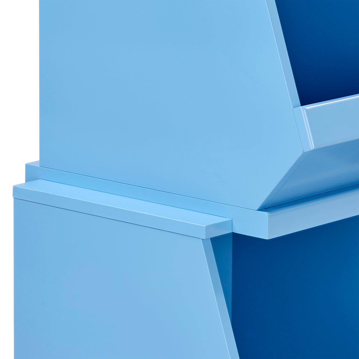 Modular Stacking Storage Bins - Heritage Blue, 3 Boxes
