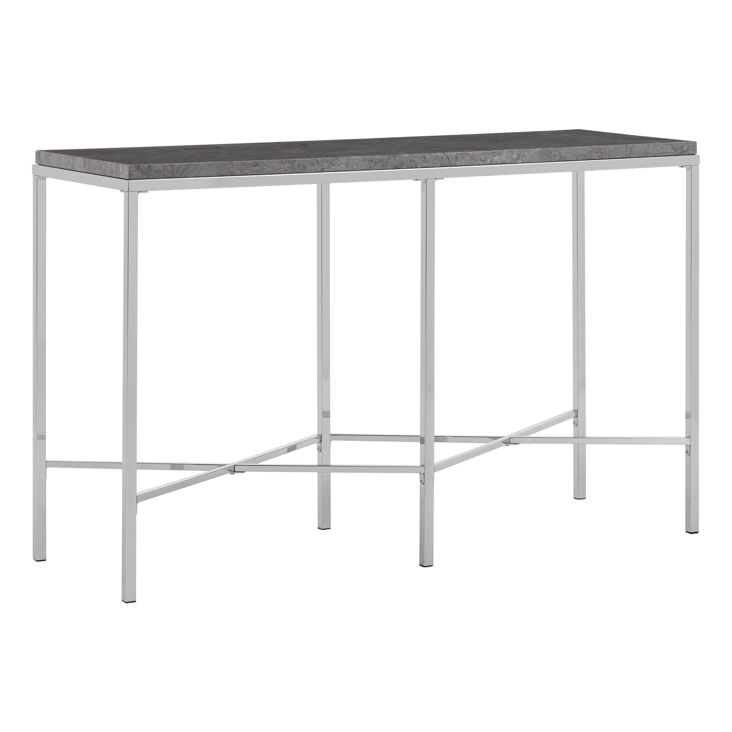 Grey Faux Marble Sofa Table