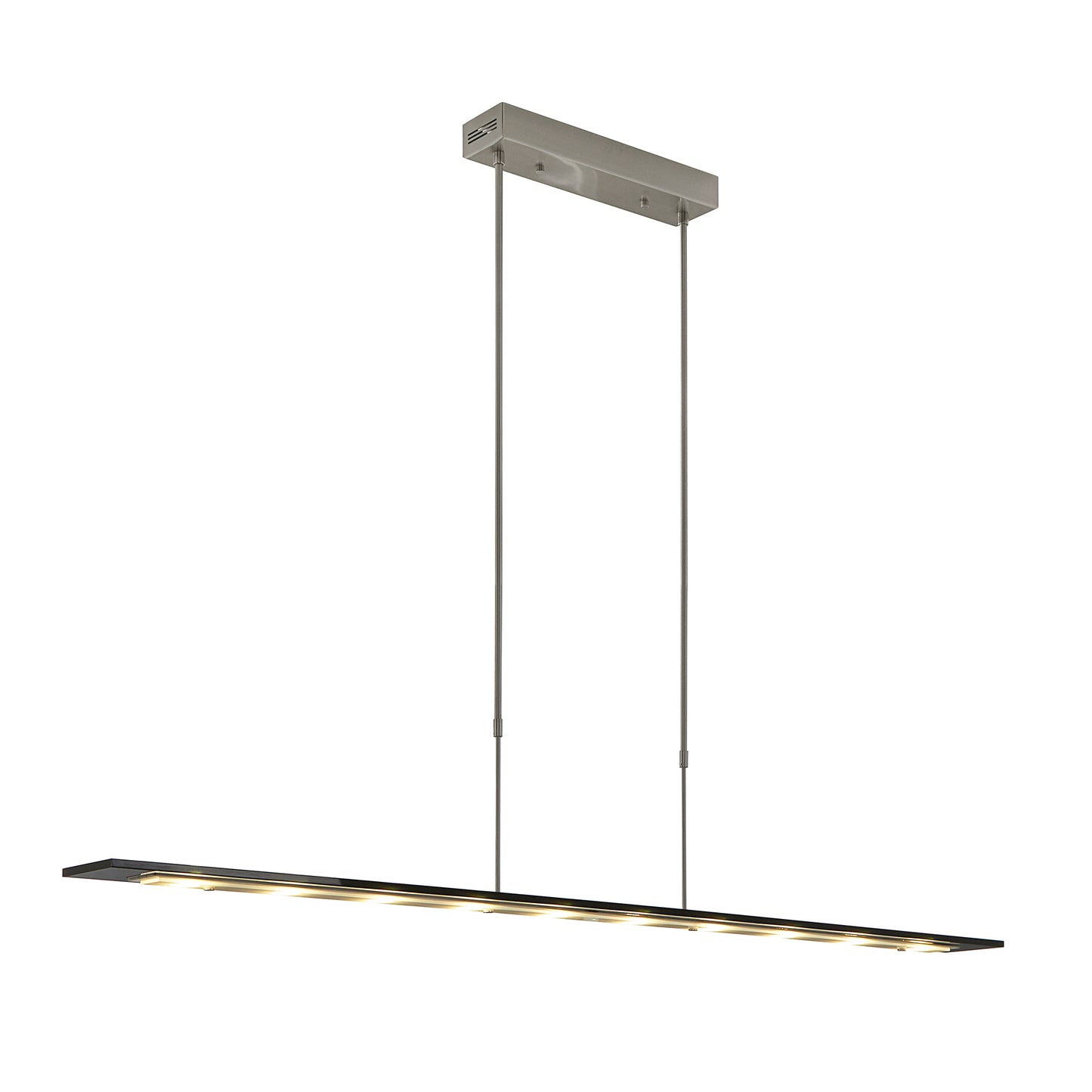 Modern Light Rods LED Pendant - Black Finish