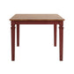 Solid Wood Extendable Counter Height Dining Table - Antique Berry Red