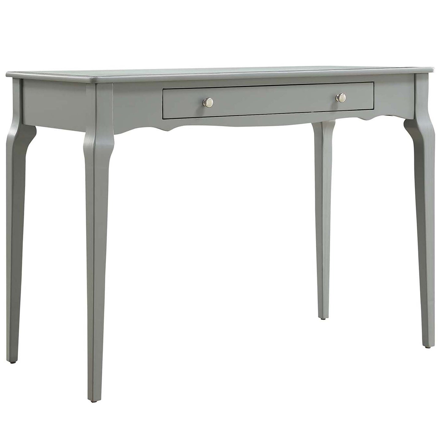 1-Drawer Wood Writing Desk - Frost Grey