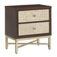 Accent End Table with 2 Shell Front Drawers - 23.7" Wide