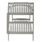 Twin over Twin Bunk Bed - Grey