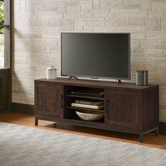 TV Stand for TVs up to 65" - Dark Brown Finish