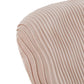 Velvet Wave Pattern Office Chair - Blush Pink