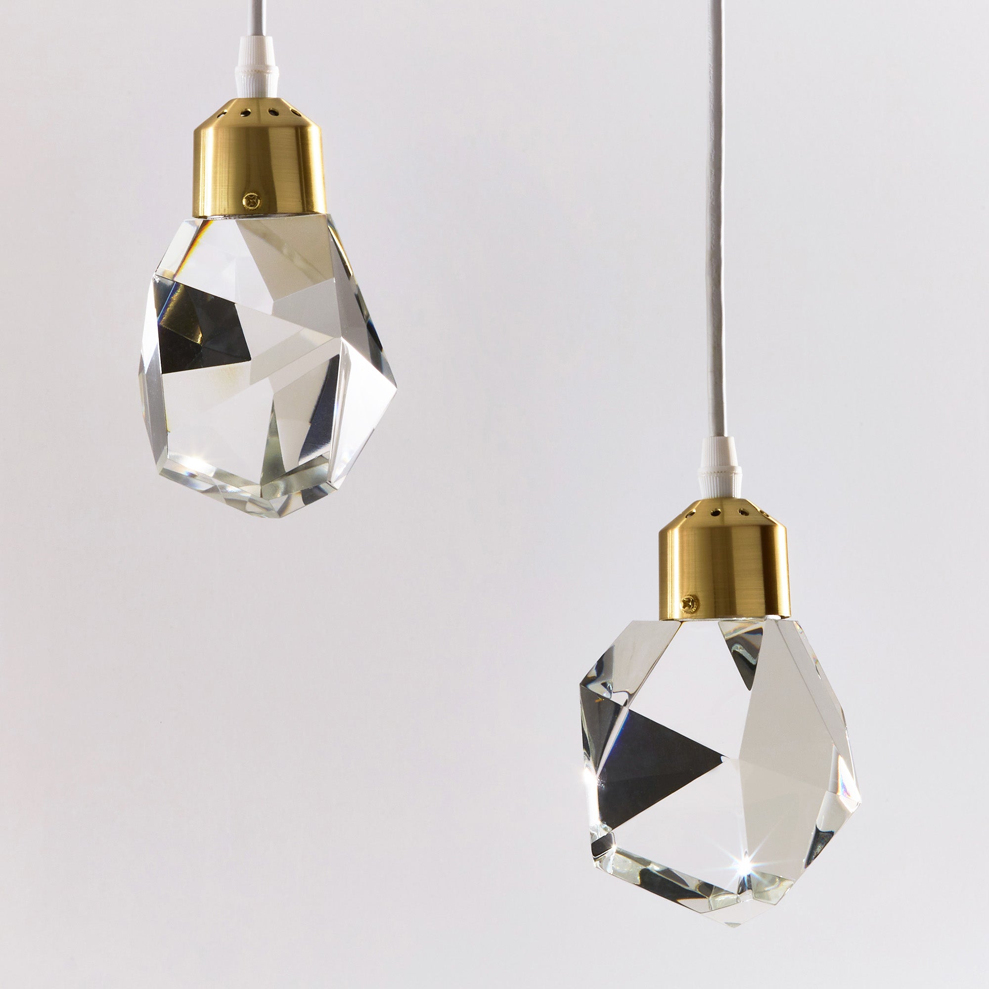 Crystal Rock LED Pendant / Chandelier - 5 - Light
