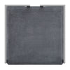Velvet Upholstered Chrome Metal Counter Height Stools (Set of 2) - Chrome Finish, Blue Steel Velvet