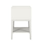 1-Drawer Side Table - White