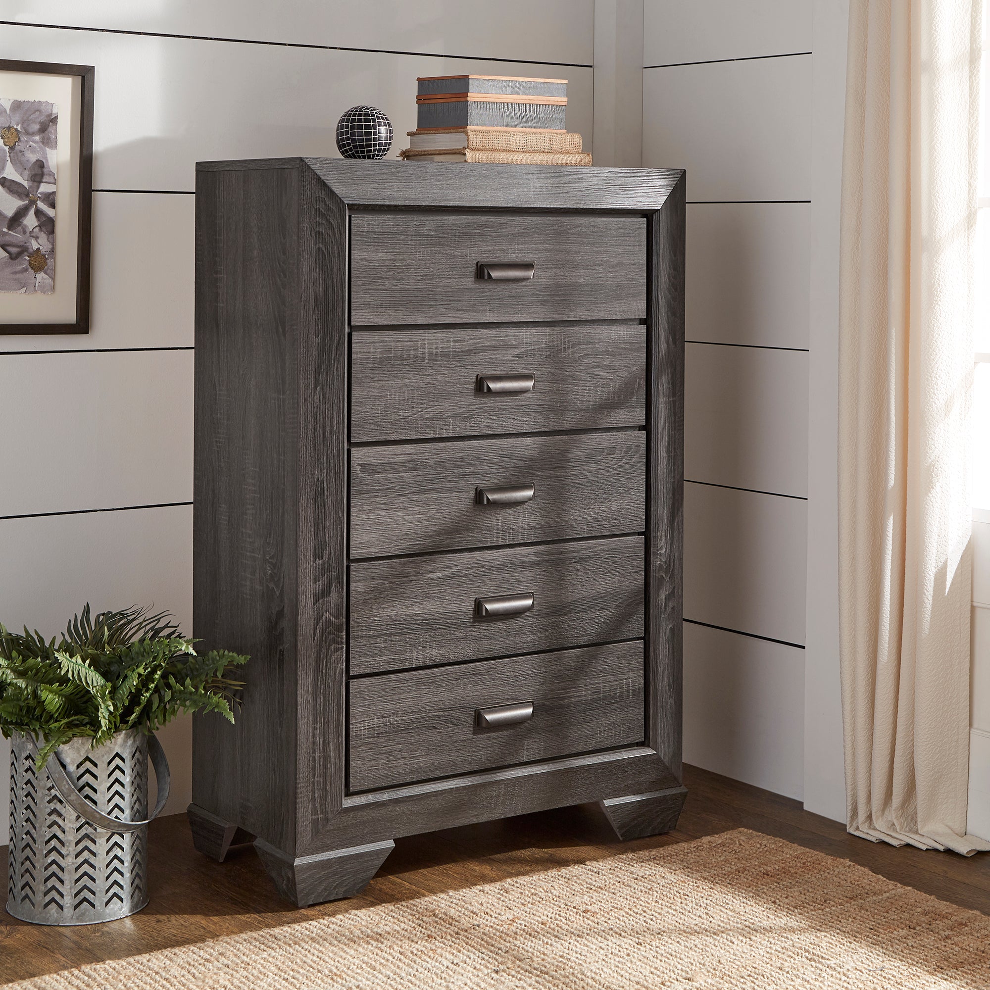 5 drawer dresser grey iNSPIRE Q Classic Corbett Wood Panel or Chest The Elegant Huckleberry 5 Size:34 in. dresses-sale Pink Retro Formal Dresses