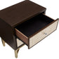 Accent End Table with 2 Shell Front Drawers - 23.7" Wide